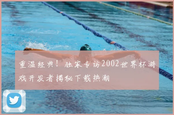 重温经典!独家专访2002世界杯游戏开发者揭秘下载热潮