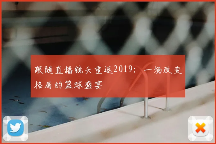 跟随直播镜头重返2019：一场改变格局的篮球盛宴