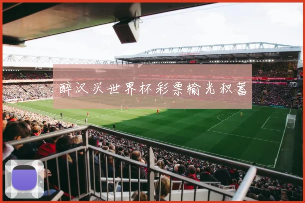 醉汉买世界杯彩票输光积蓄